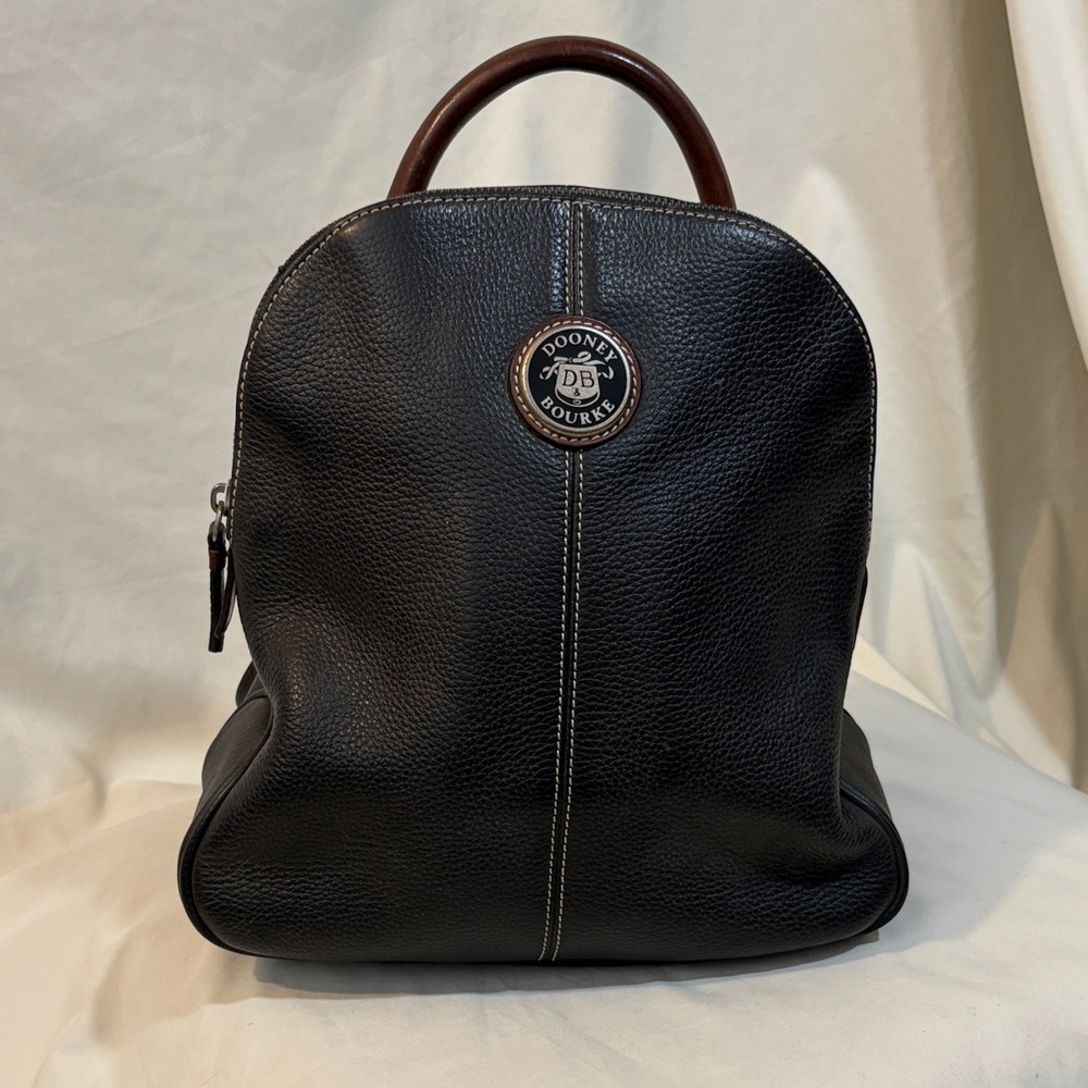 Dooney & Bourke Black Leather Backpack